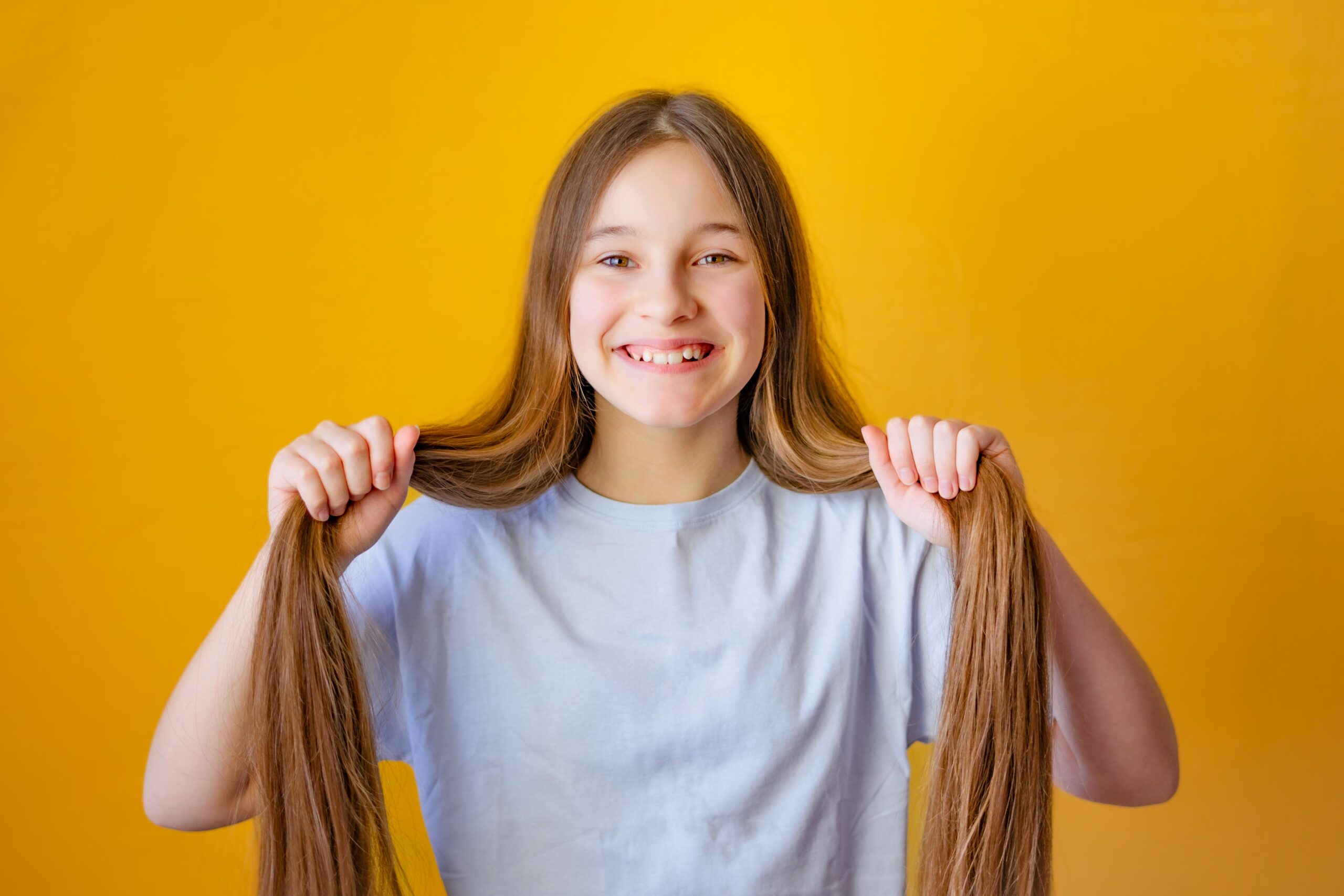 silky hair